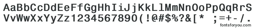 Monospace821Bold-fontti – yritysfontit