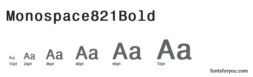 Monospace821Bold Font Sizes