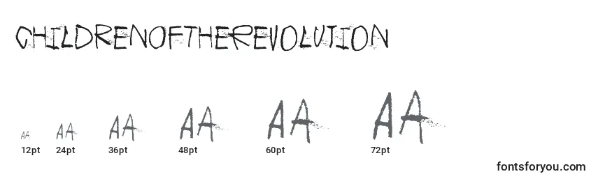 ChildrenOfTheRevolution Font Sizes