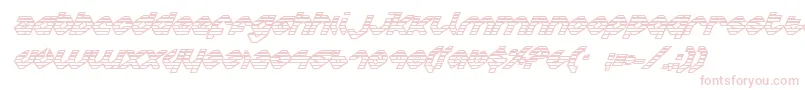 Charlieiog Font – Pink Fonts on White Background