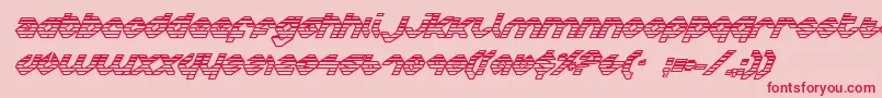 Charlieiog Font – Red Fonts on Pink Background