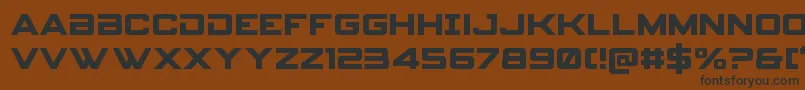 Spyagencyv3 Font – Black Fonts on Brown Background