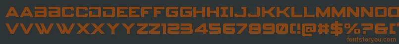 Spyagencyv3 Font – Brown Fonts on Black Background