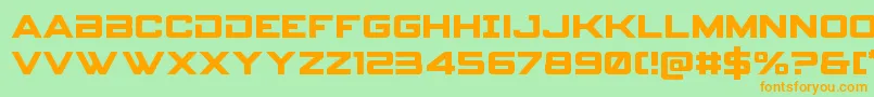 More about Spyagencyv3 Font Spyagencyv3 Font – Orange Fonts on Green Background