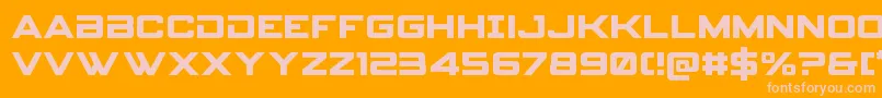 Шрифт Spyagencyv3 – розовые шрифты на оранжевом фоне