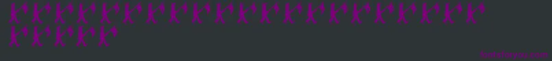 LmsParade Font – Purple Fonts on Black Background
