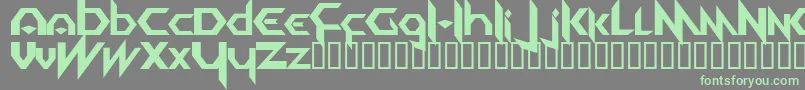 Equinox Font – Green Fonts on Gray Background