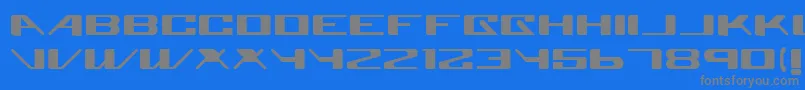 Weitere Informationen zur Superglue-Schriftart Superglue-Schriftart – Graue Schriften auf blauem Hintergrund
