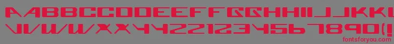 Superglue Font – Red Fonts on Gray Background