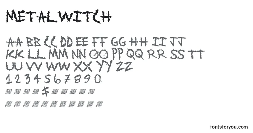 Metalwitch Font – alphabet, numbers, special characters