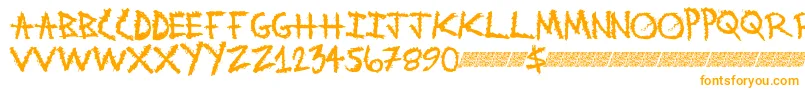 Metalwitch Font – Orange Fonts on White Background