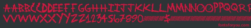 Metalwitch Font – Red Fonts on Black Background