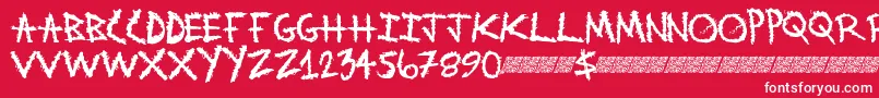 Metalwitch Font – White Fonts on Red Background