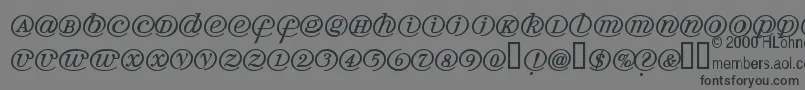 Arrobath Font – Black Fonts on Gray Background