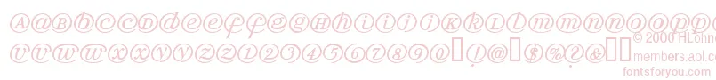 Шрифт Arrobath – розовые шрифты