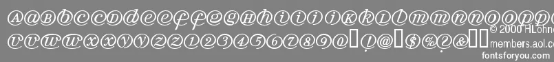 Arrobath Font – White Fonts on Gray Background