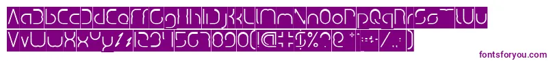 DismechaInverse Font – Purple Fonts on White Background