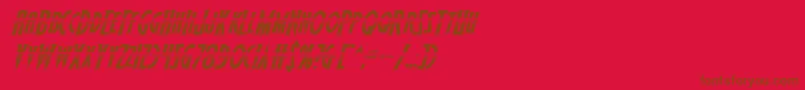 Lisätietoja Wolfsbane2iihalfital-fontista Wolfsbane2iihalfital-fontti – ruskeat fontit punaisella taustalla