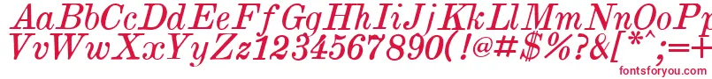 fuente BrokgauzEfronItalic – Fuentes Rojas