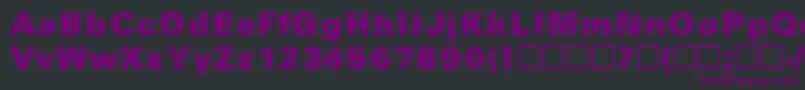 Inkblots Font – Purple Fonts on Black Background