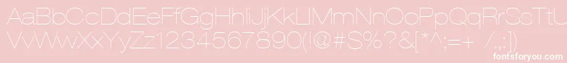 Heaveneticaextd2Ultsh Font – White Fonts on Pink Background