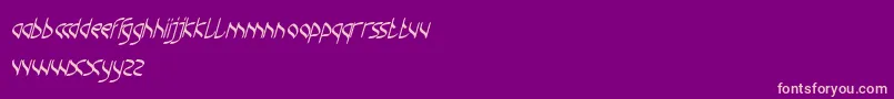 ChampionCoffeeCup Font – Pink Fonts on Purple Background