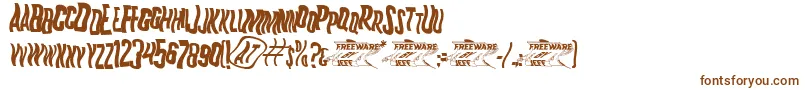 K.P.DutyWoozyJl Font – Brown Fonts