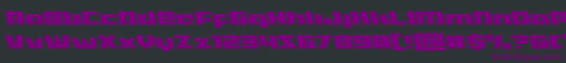 fuente Turbochargeleft – Fuentes Moradas Sobre Fondo Negro