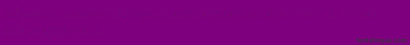 SodaLight-fontti – mustat fontit violetilla taustalla