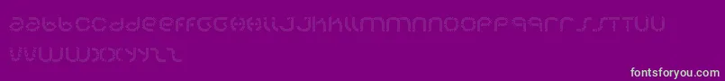 SodaLight Font – Green Fonts on Purple Background