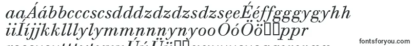 Шрифт BodoniSixOsItcTtBookita – венгерские шрифты