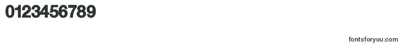 KyrillasansserifBlack Font – Fonts for Numbers and Digits
