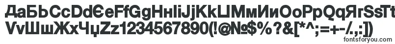 Шрифт KyrillasansserifBlack – строчные шрифты
