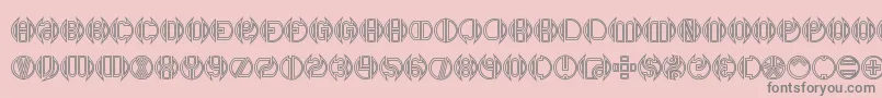 DoubleBogeyBrk Font – Gray Fonts on Pink Background