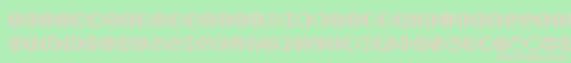 DoubleBogeyBrk Font – Pink Fonts on Green Background