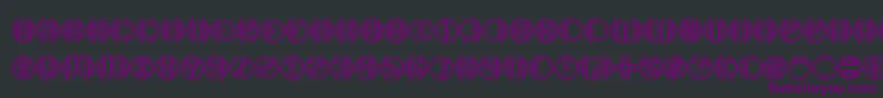 DoubleBogeyBrk Font – Purple Fonts on Black Background