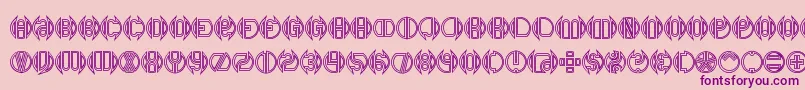 DoubleBogeyBrk Font – Purple Fonts on Pink Background