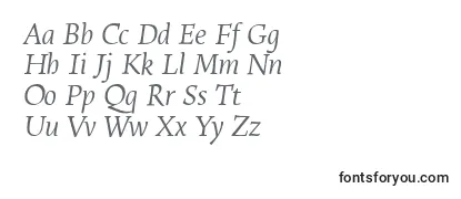 LeksaproLightItalic Font