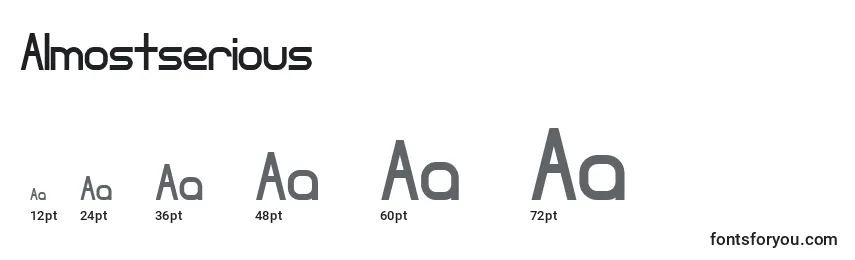 Almostserious Font Sizes