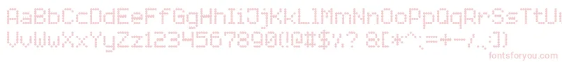LightLedBoard7-Schriftart – Rosa Schriften