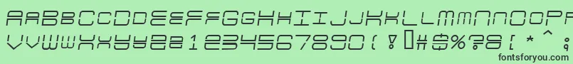 Escapade Font – Black Fonts on Green Background