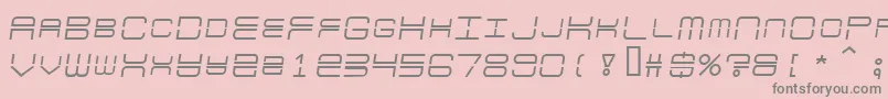 Escapade Font – Gray Fonts on Pink Background