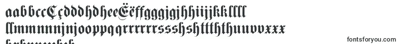 Weitere Informationen zur Fettekanzlei-Schriftart Fettekanzlei-Schriftart – nyanja Schriften