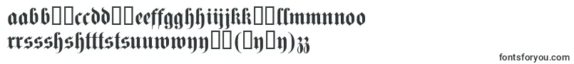 Fettekanzlei-Schriftart – haussa Schriften