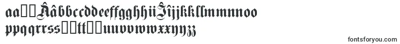 Fettekanzlei-Schriftart – rumänische Schriften