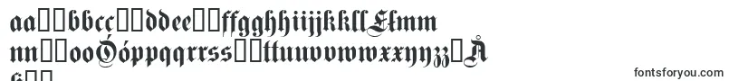 Fettekanzlei-Schriftart – polnische Schriften