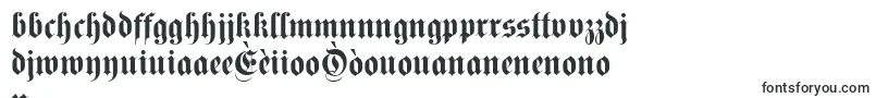 Fettekanzlei-Schriftart – kreolische Schriften
