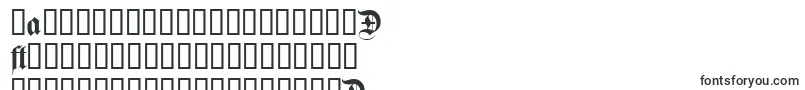 Fettekanzlei-Schriftart – kirgisische Schriften