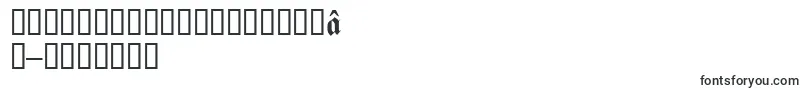 Fettekanzlei-Schriftart – hebräische Schriften