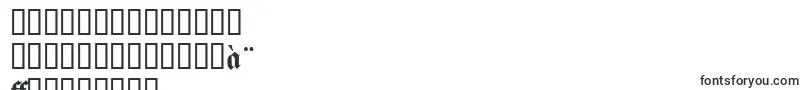 Fettekanzlei-Schriftart – panjabi Schriften